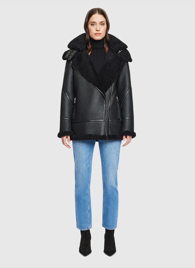 Martina Silky Nappa Long Coat by Hiso at Andrews