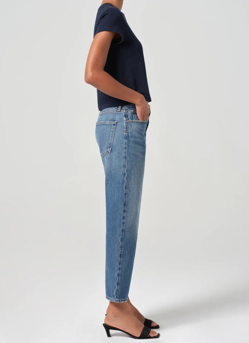 AGOLDE 90's Crop Mid Rise Straight Leg Jeans