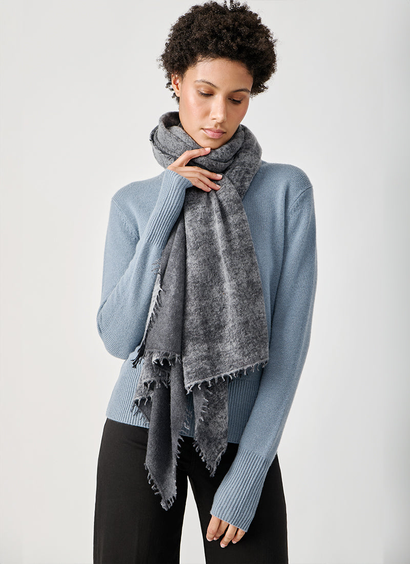 Alessandro Aste Felted Sprayed Scarf