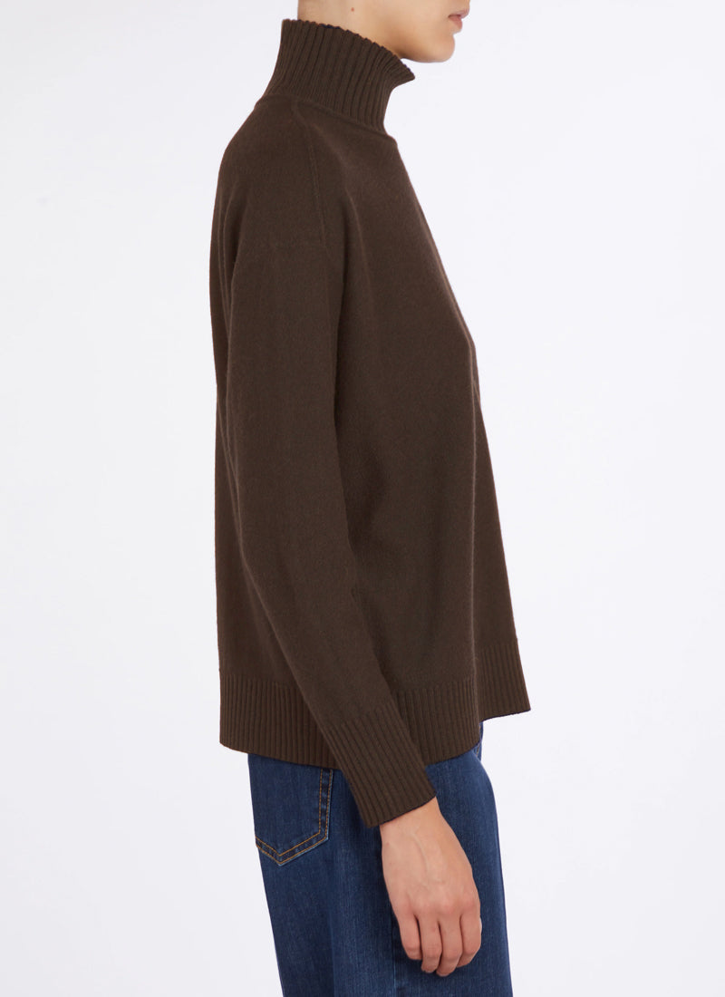 Marco Aurelio Split Neck Sweater by Antonelli at Andrews