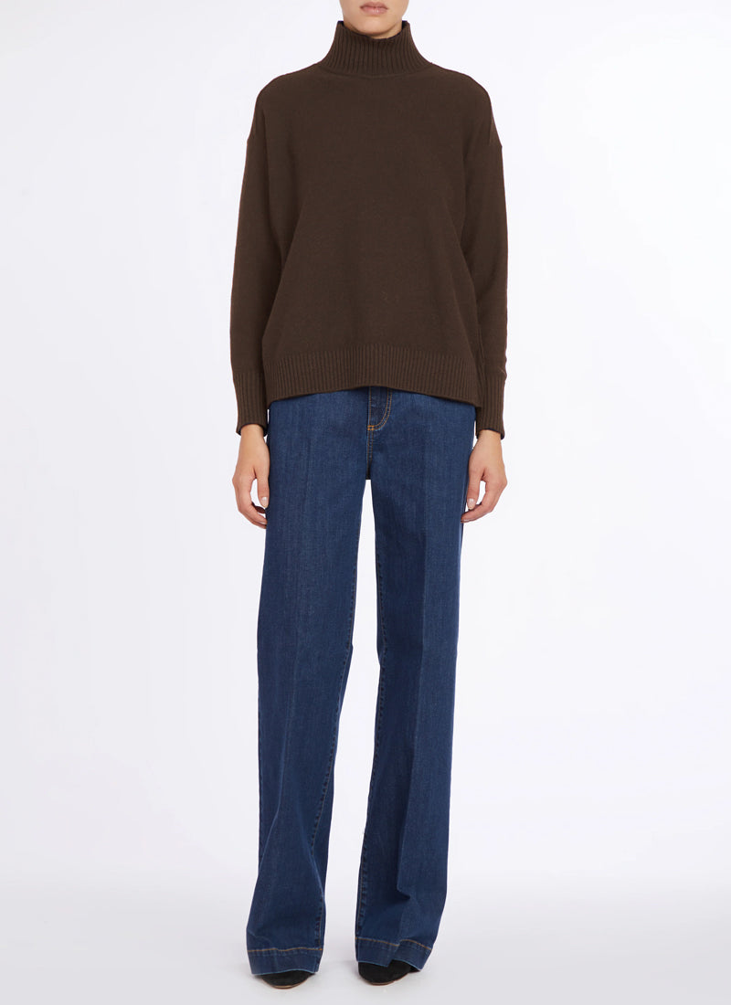 Marco Aurelio Split Neck Sweater by Antonelli at Andrews