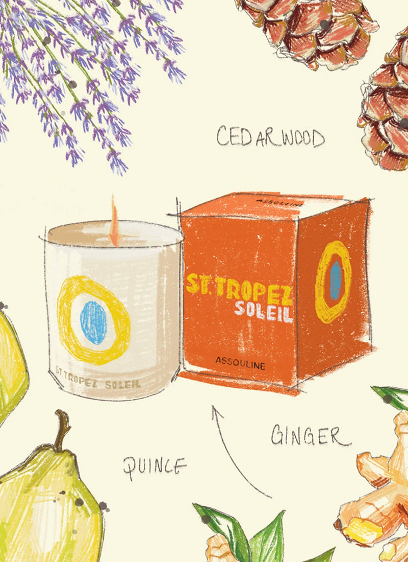 Assouline St Tropez Soleil Candle