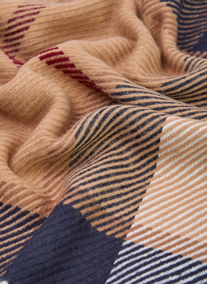 Barbour Blair Tartan Scarf Beige