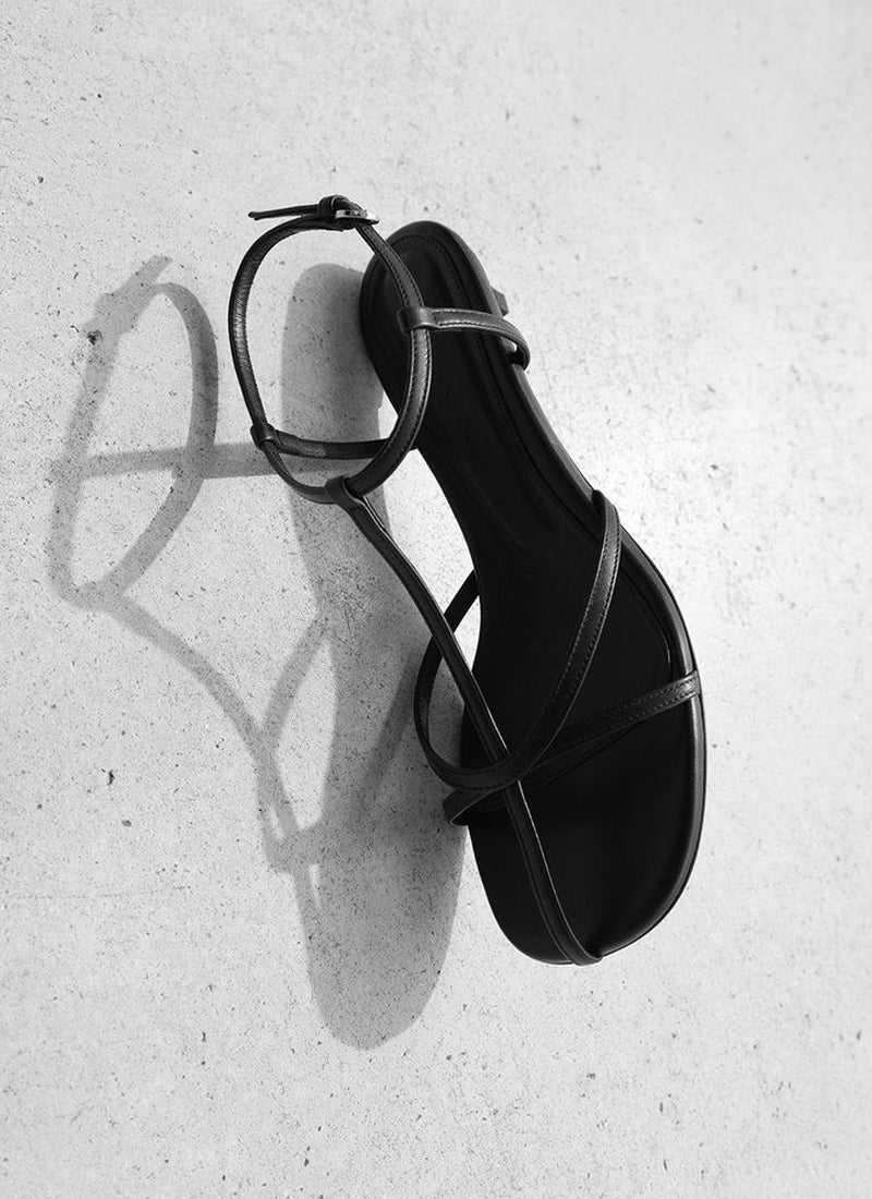 Dear Frances Tee Leather Heeled Sandal