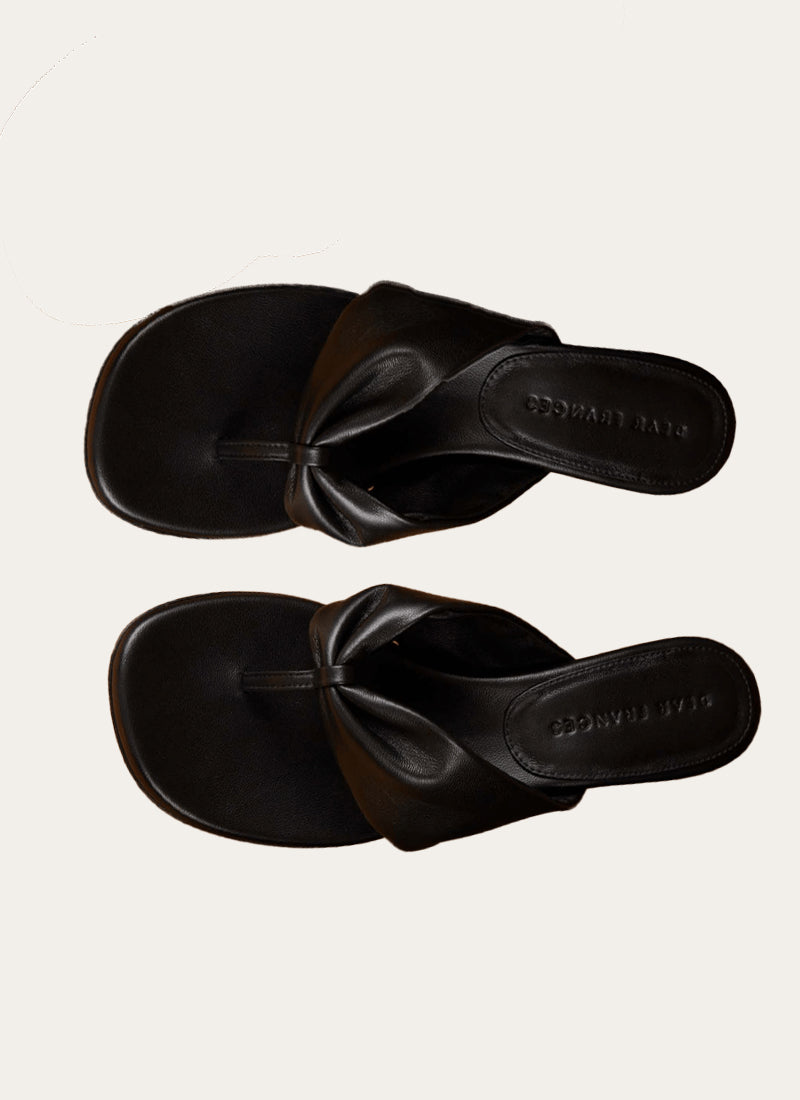 Dear Frances Wrap Mid Heel Leather