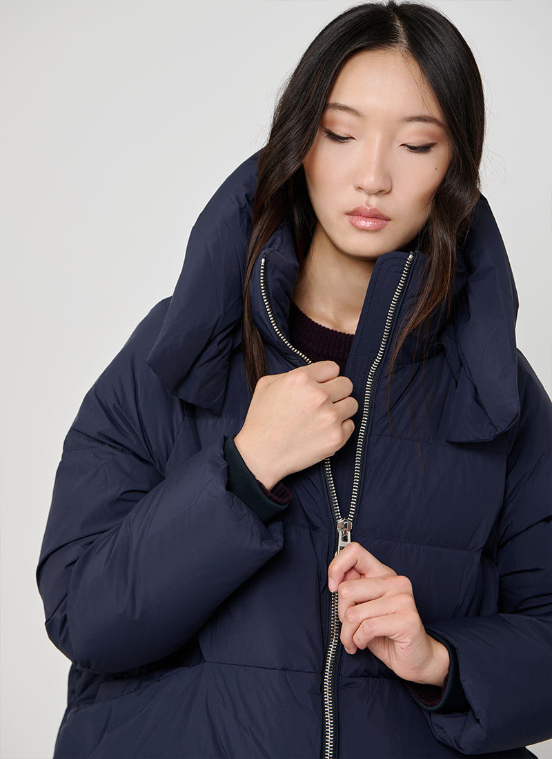 Haruki Hooded Down Coat by DUNO at Andrews
