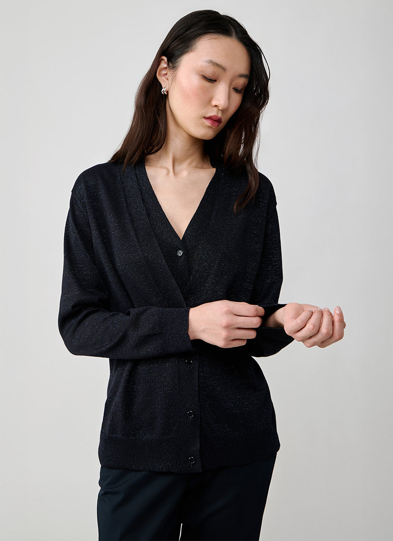 Fabiana Filippi Brilliant Linen Cardigan