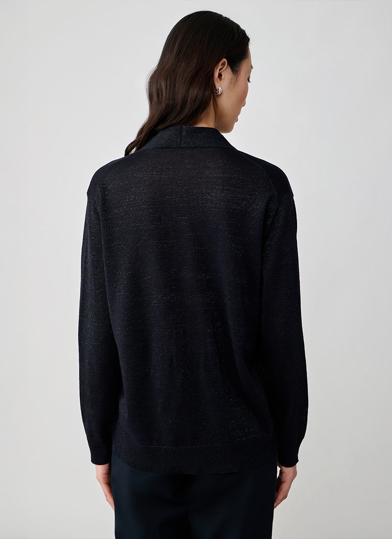 Fabiana Filippi Brilliant Linen Cardigan