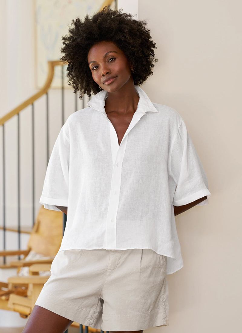 Frank & Eileen Rosie Short Sleeve Button Up Shirt