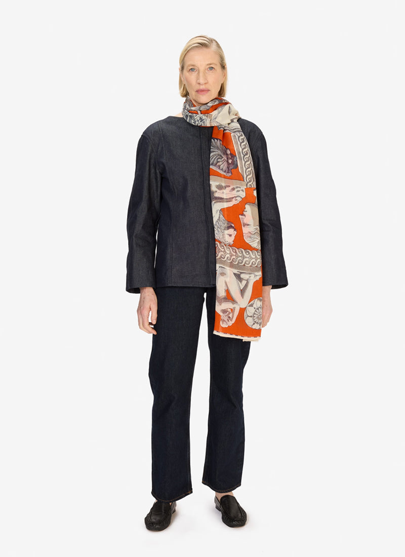 Archives Orange Scarf by INOUI EDITIONS at Andrews