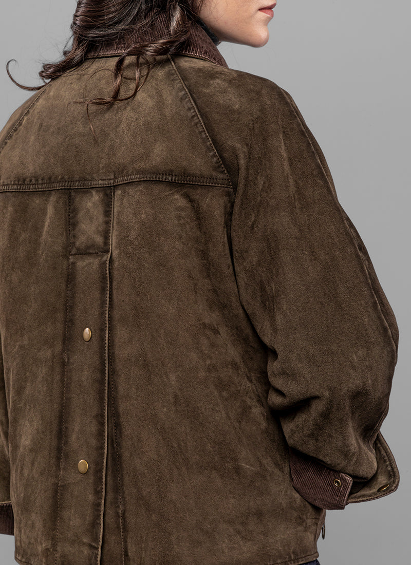 Ultra Soft 2 In 1 Suede Jacket