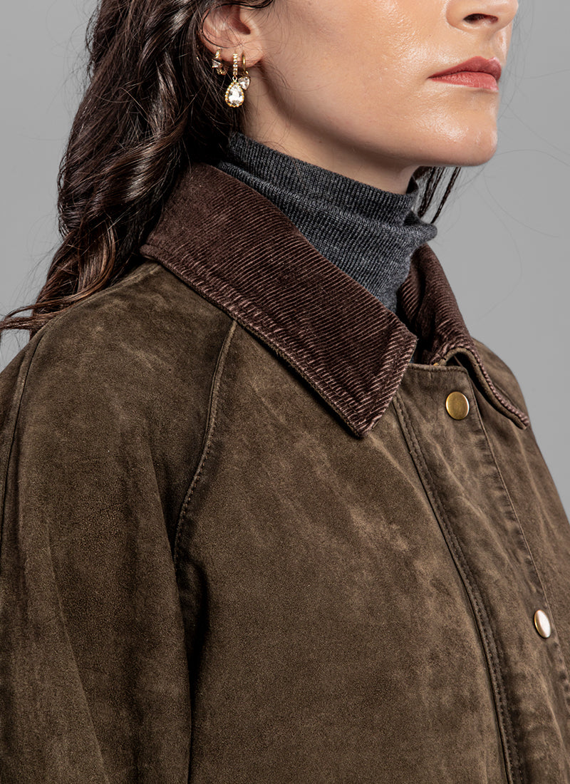 Ultra Soft 2 In 1 Suede Jacket