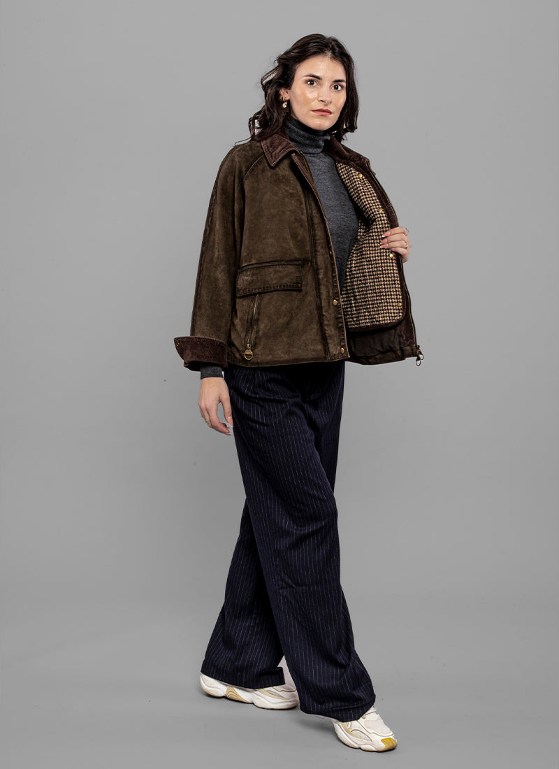 Ultra Soft 2 In 1 Suede Jacket