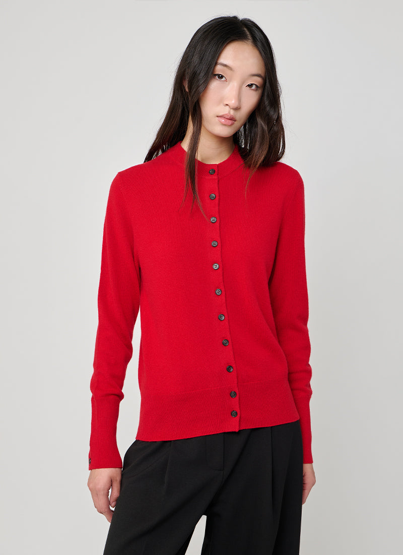 Neillia Crew Neck Cardigan by Lisa Yang at Andrews
