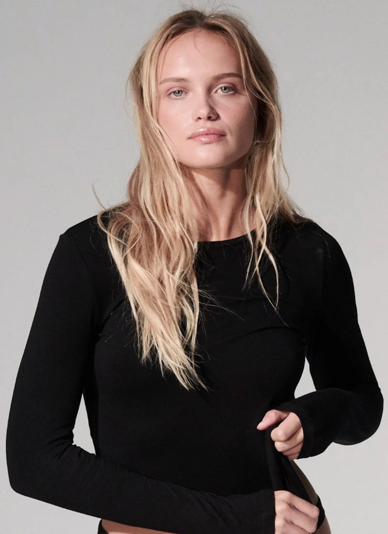 Majestic Cashmere Long Sleeve Crewneck