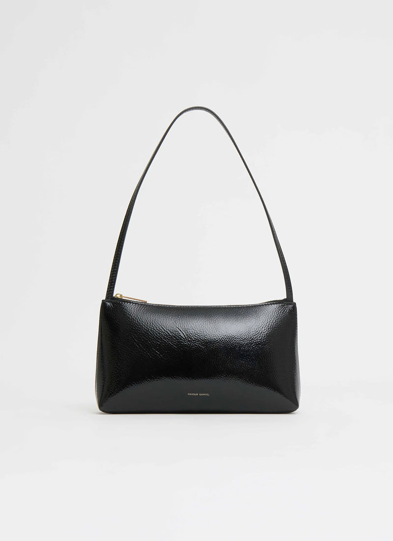 Mansur Gavriel Gaia Crinkle Leather Shoulder Bag