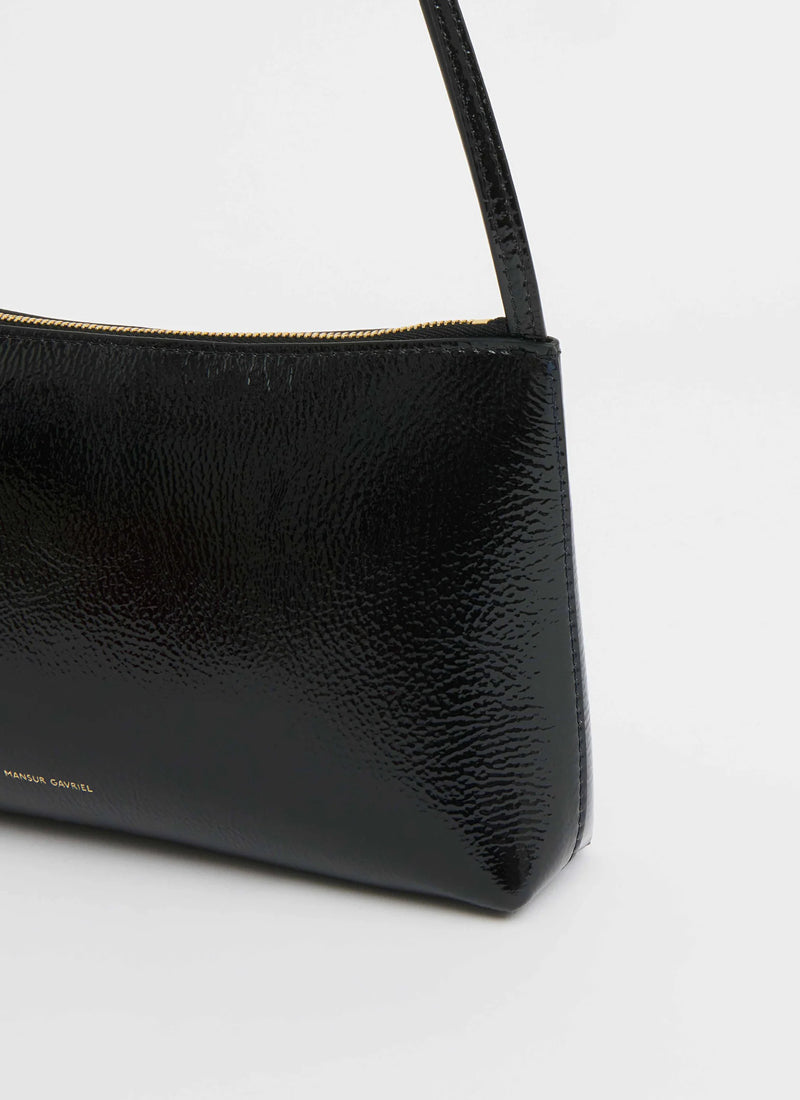 Mansur Gavriel Gaia Crinkle Leather Shoulder Bag