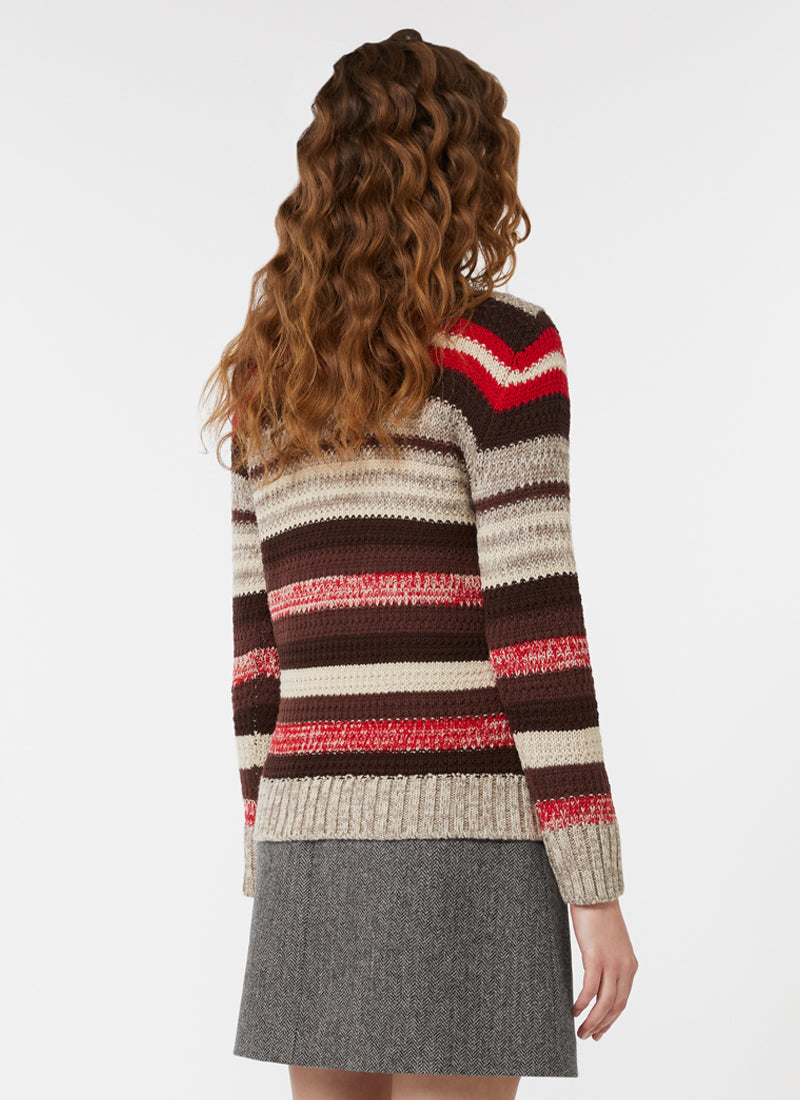Max Mara Weekend Ilde Stripe Wool Sweater