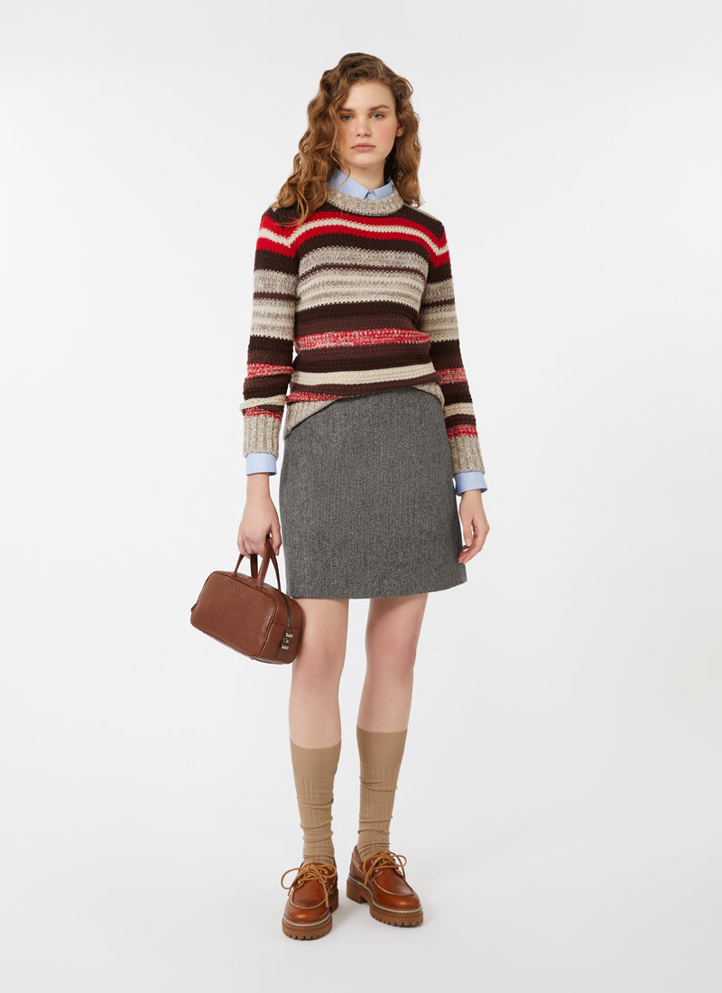 Max Mara Weekend Ilde Stripe Wool Sweater