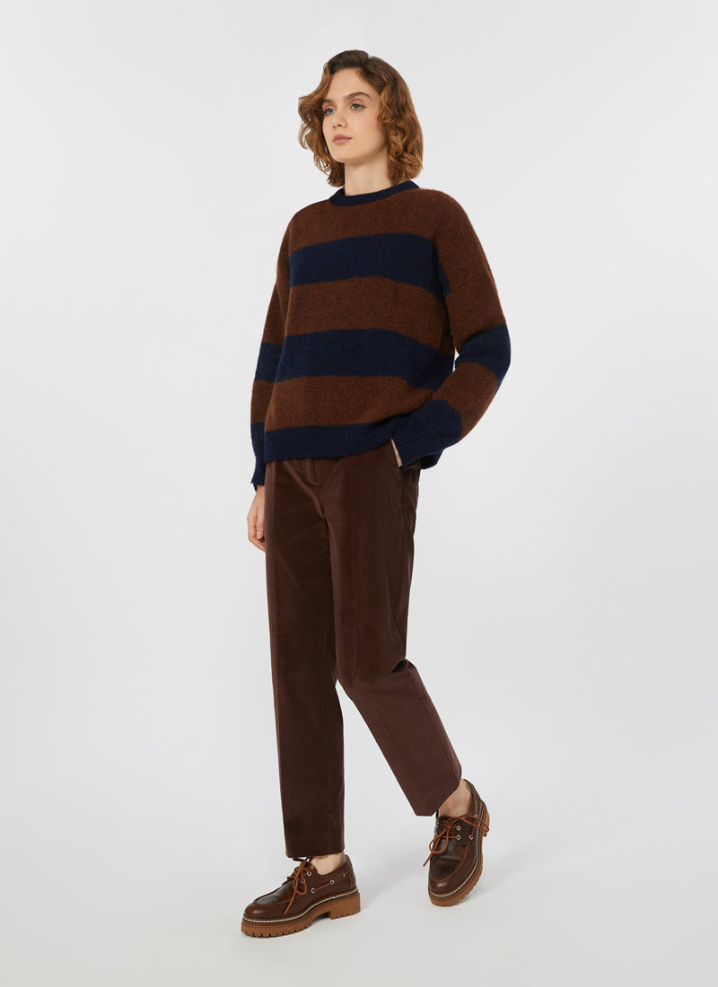 Tuono Wool Alpaca Stripe Sweater by Max Mara Weekend at Andrews