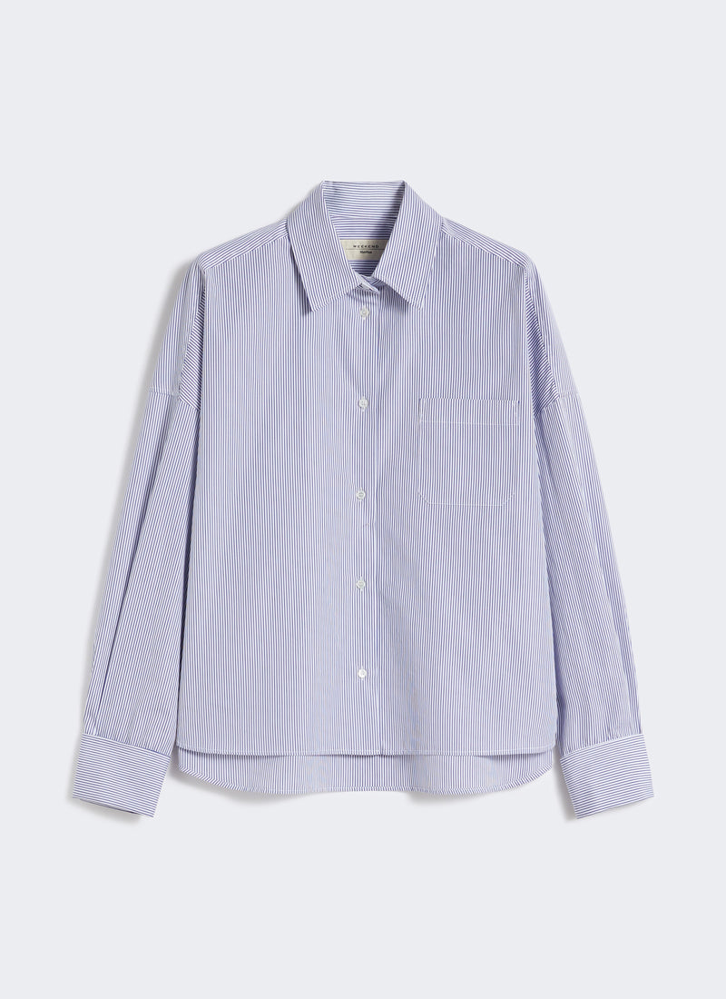 Max Mara Weekend Arturo Poplin Stripe Shirt