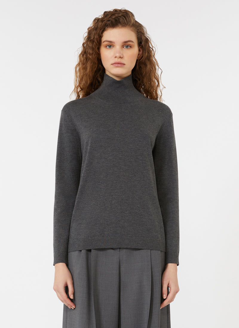 Max Mara Weekend Kiku Wool Silk Turtleneck
