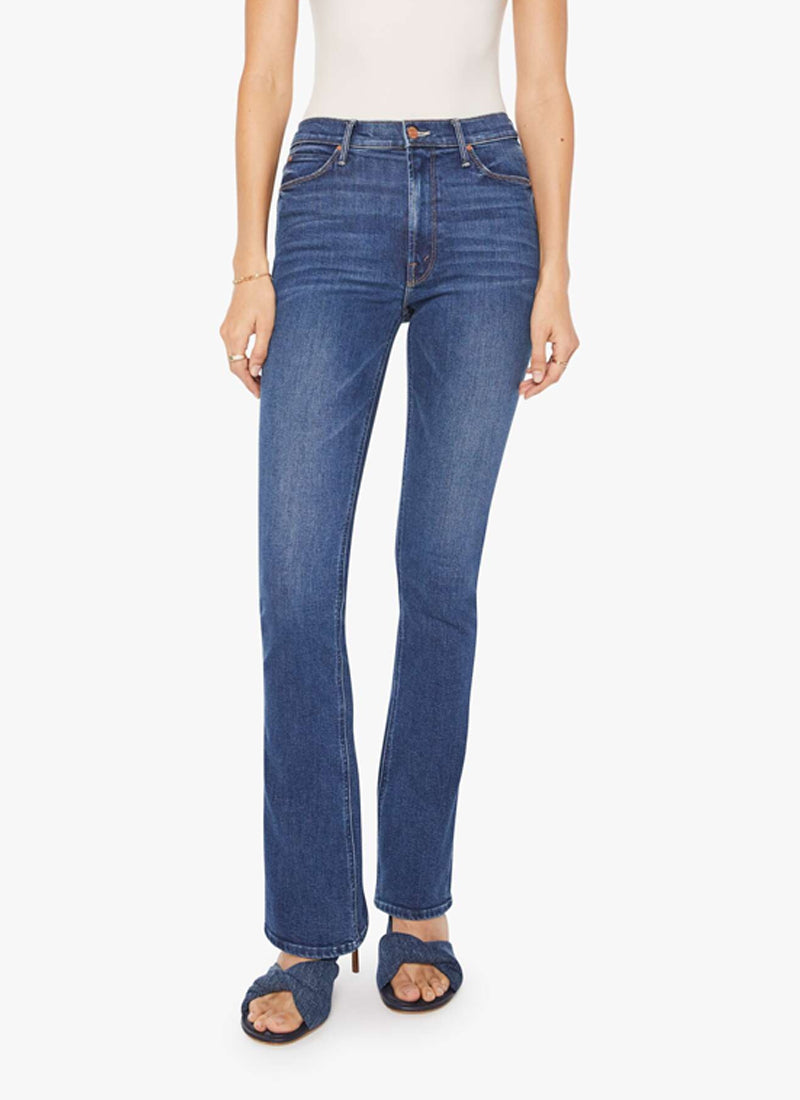 MOTHER High Waisted Runaway Flared Jeans