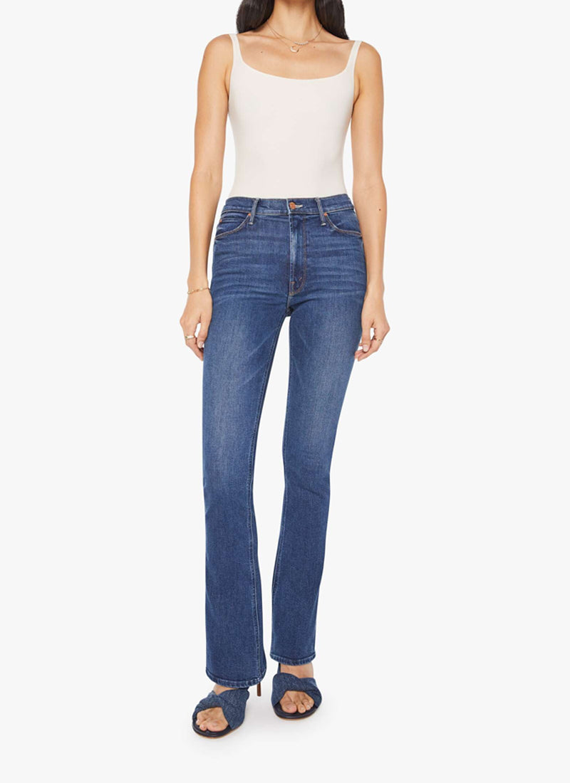 MOTHER High Waisted Runaway Flared Jeans