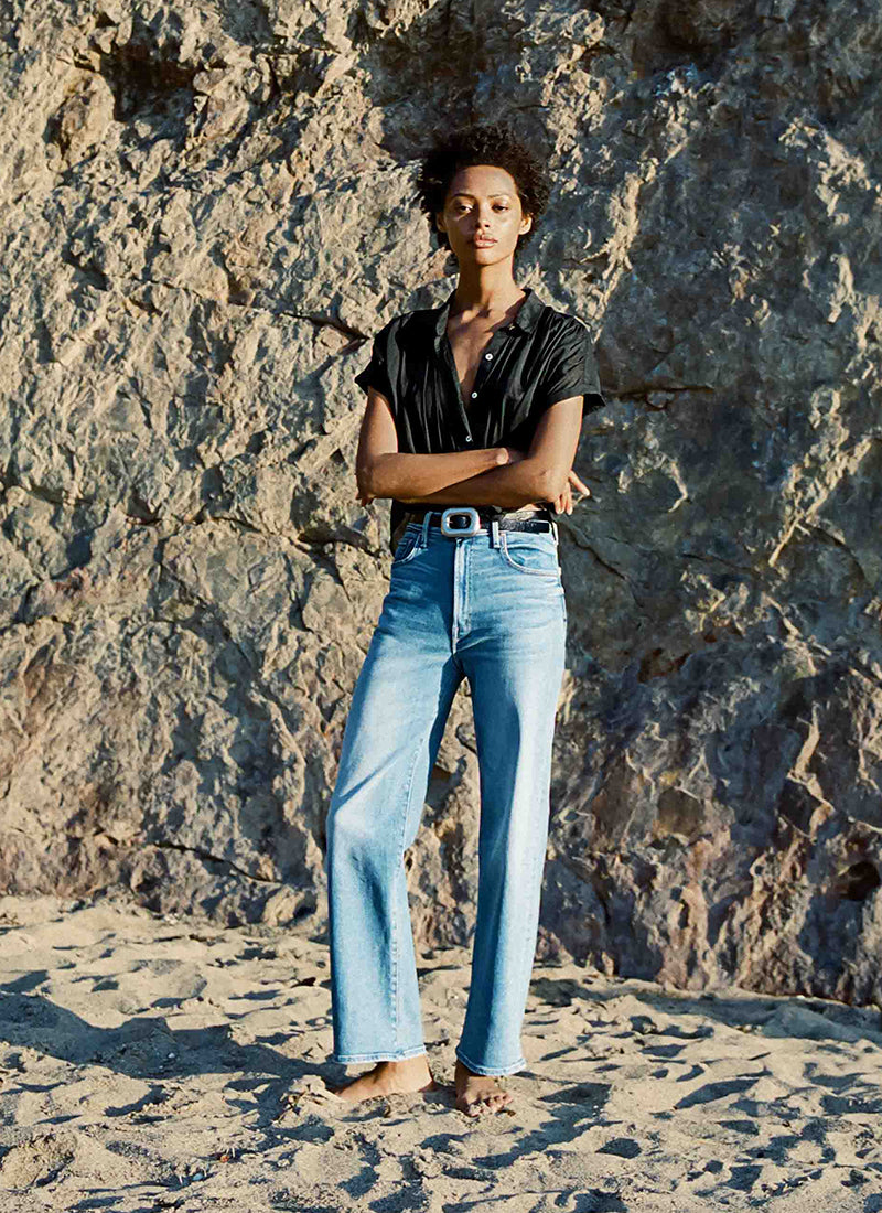 MOTHER The Mid Rise Zip Rambler Ankle Jeans