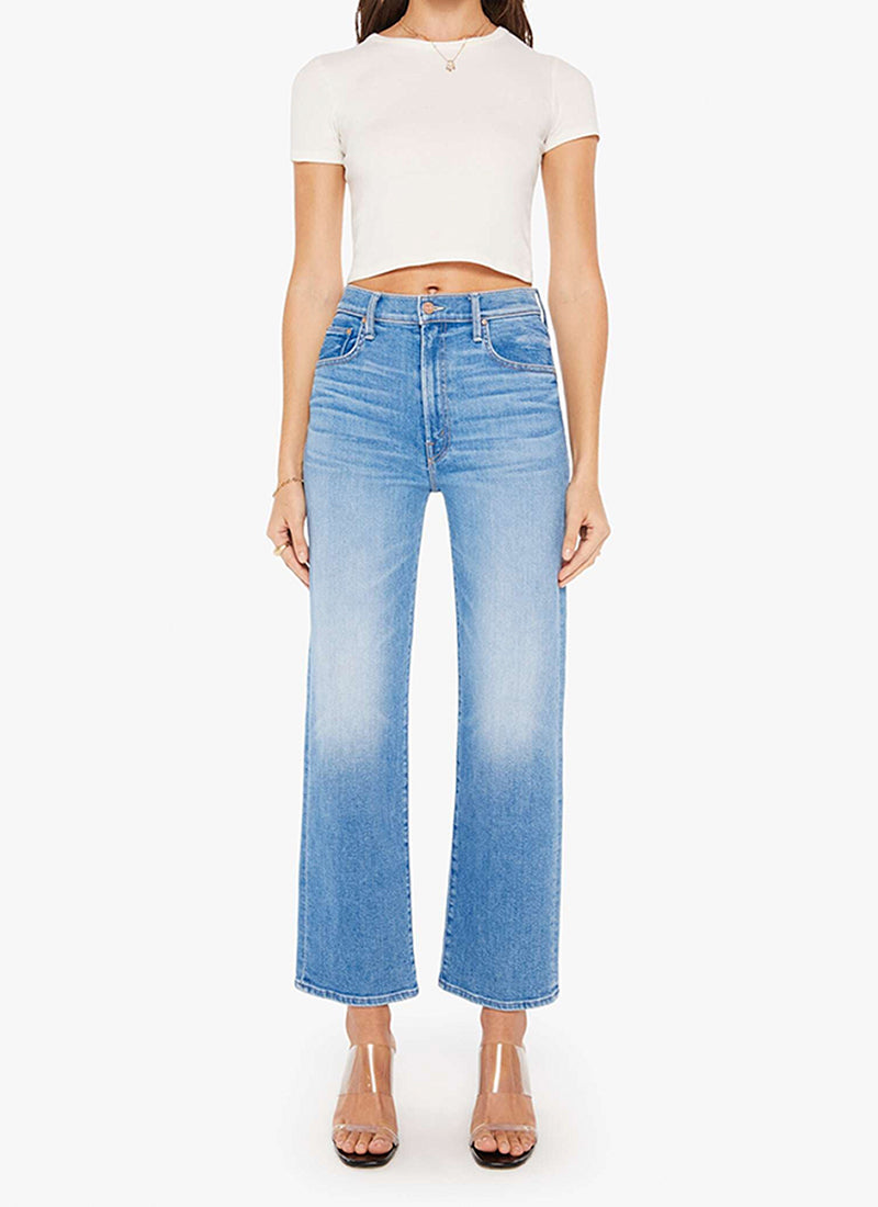 MOTHER The Mid Rise Zip Rambler Ankle Jeans