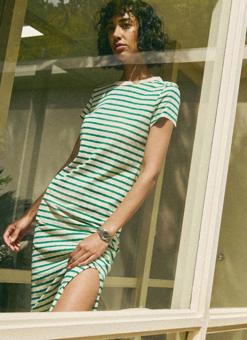 Nation Los Angeles Ingrid Shrunken T-Shirt Dress
