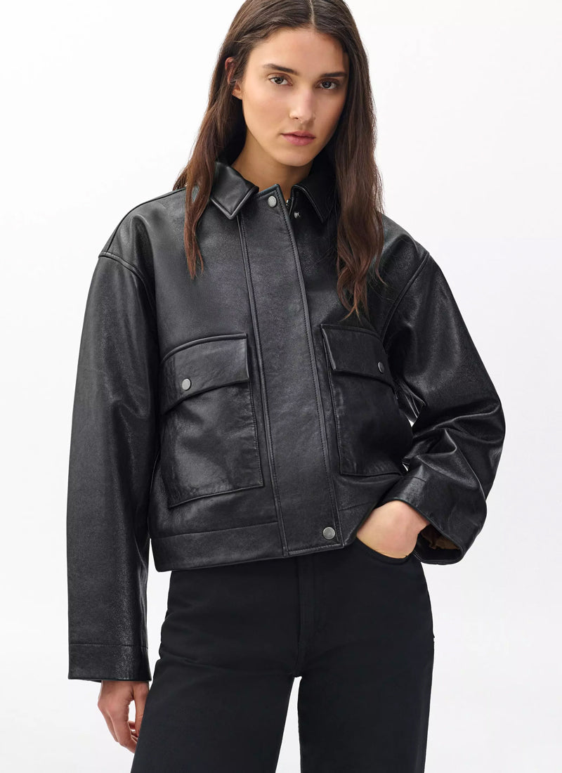 rag & bone Nonie Leather Jacket