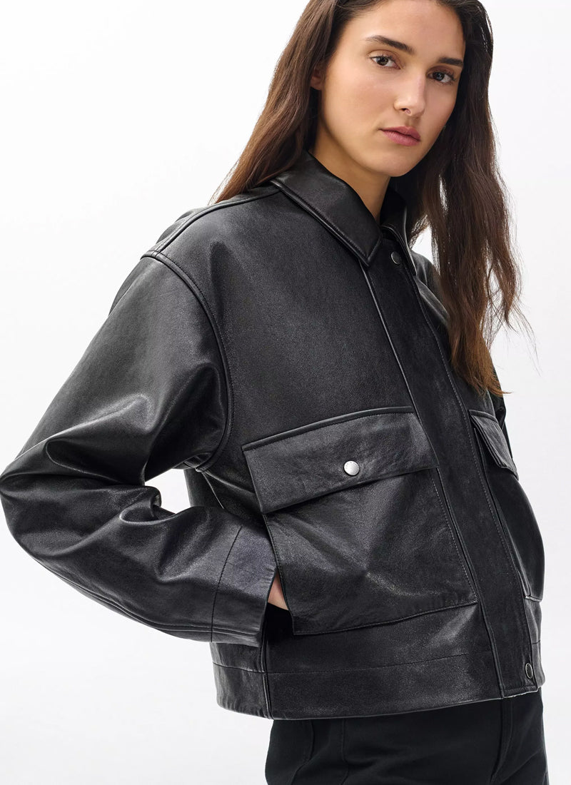 rag & bone Nonie Leather Jacket