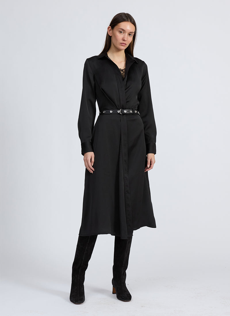 rag & bone black dress Venus Midi by Violetta Lace Open Back Size 0 Size:54 making it easy to