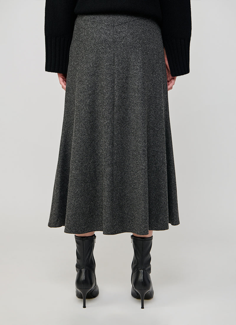 Bobby Flannel Wool Midi Skirt by Seductive at Andrews