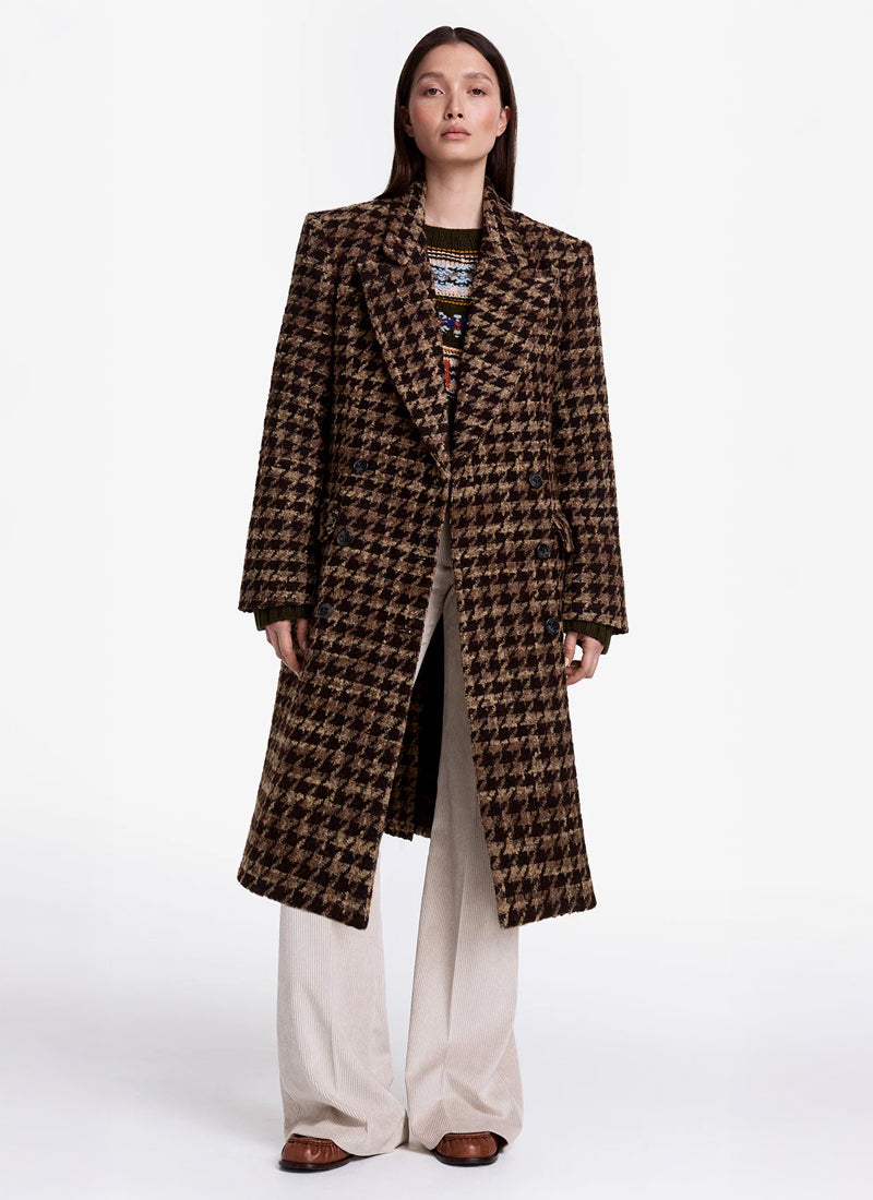 DB Houdstooth Topcoat by Smythe at Andrews
