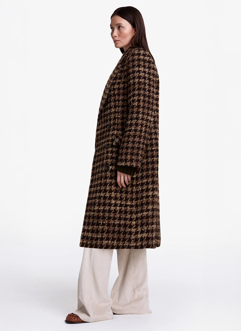 DB Houdstooth Topcoat by Smythe at Andrews