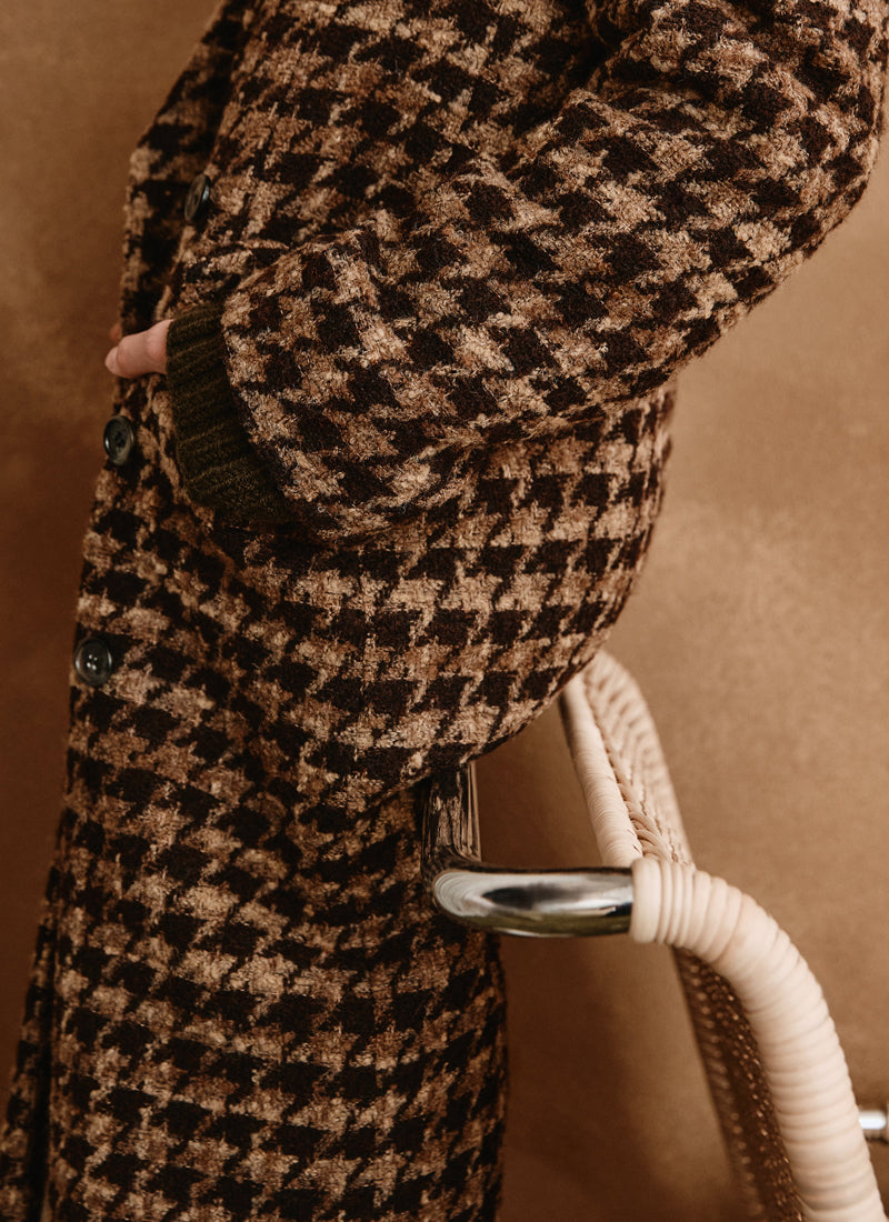 DB Houdstooth Topcoat by Smythe at Andrews