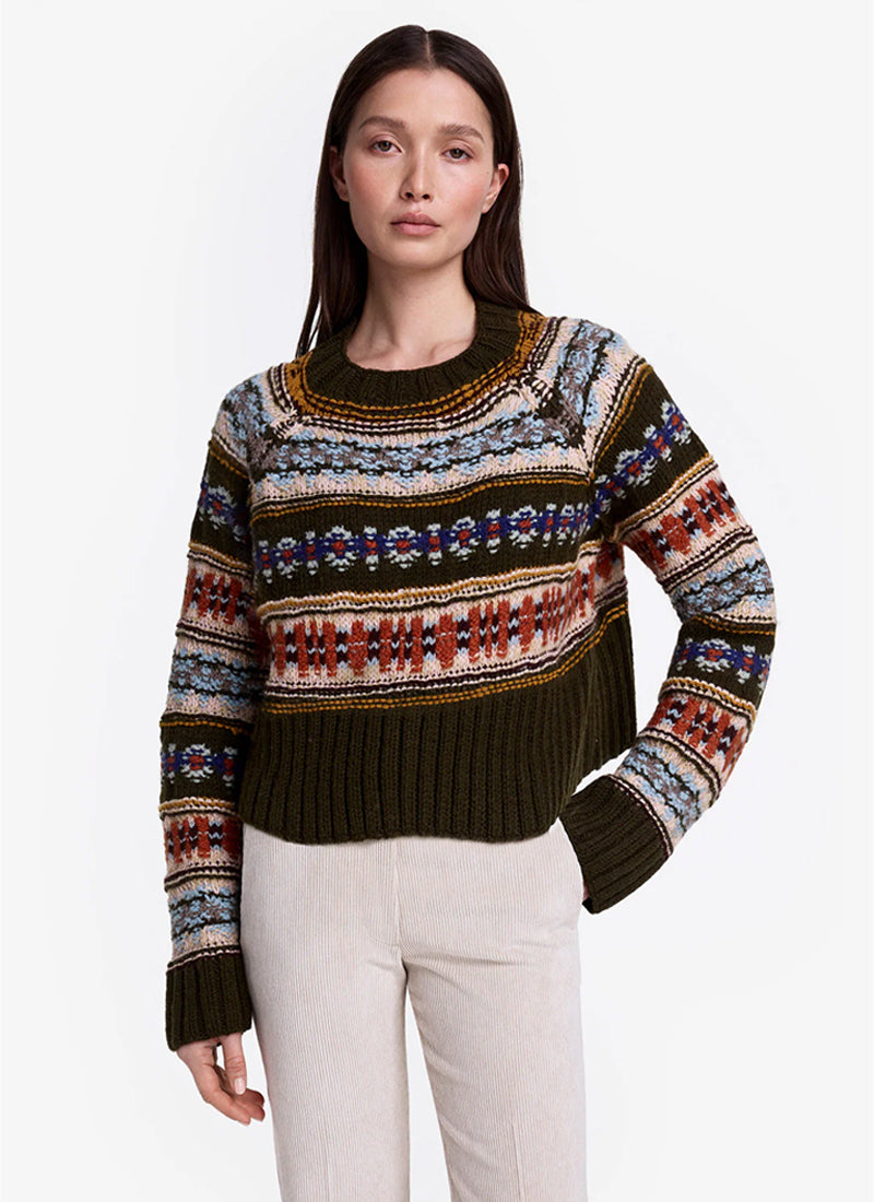 Handknit Cropped Sweater by Smythe at Andrews