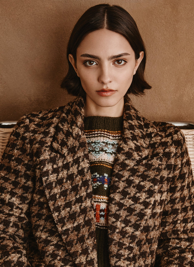 Handknit Cropped Sweater by Smythe at Andrews