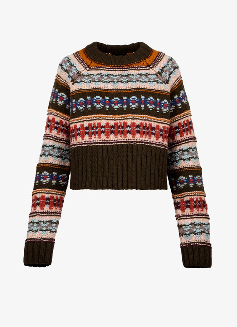 Handknit Cropped Sweater by Smythe at Andrews