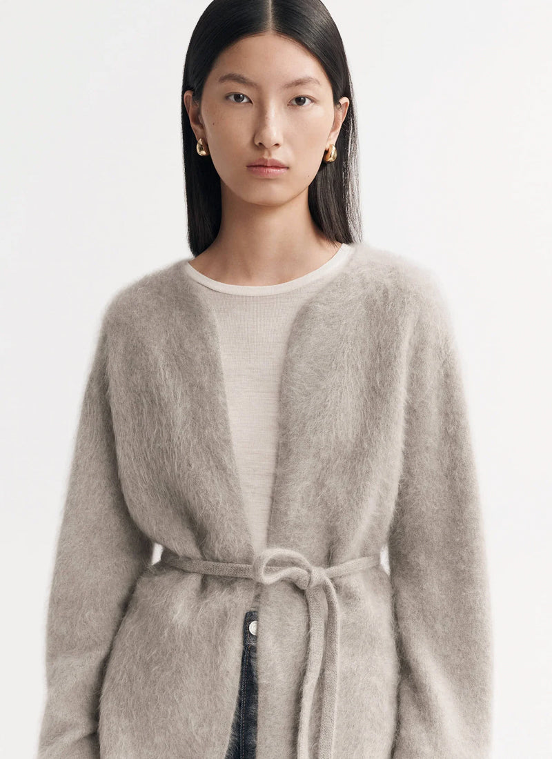 Soft Goat Brushed Cardigan
