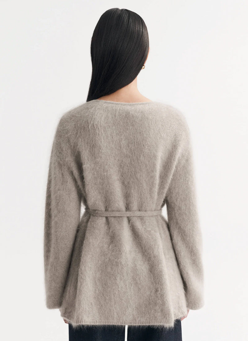 Soft Goat Brushed Cardigan
