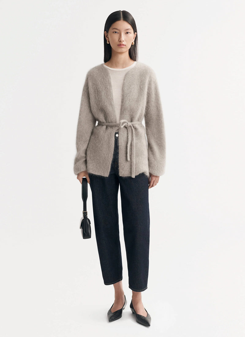 Soft Goat Brushed Cardigan