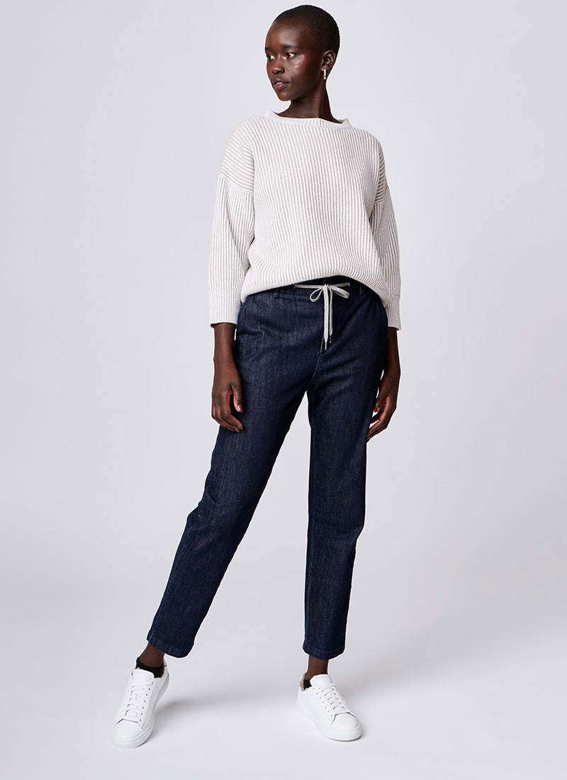 Eleventy Cotton Straight-Cut Pant