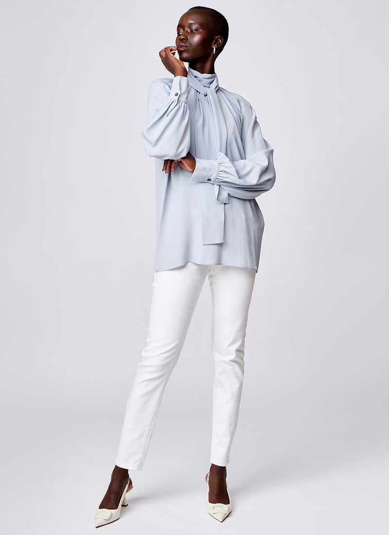 Eleventy Fitted Cotton Pant