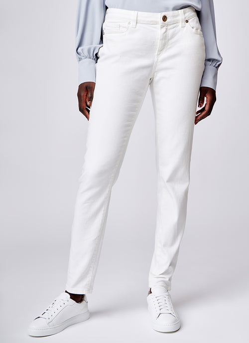 Eleventy Fitted Cotton Pant