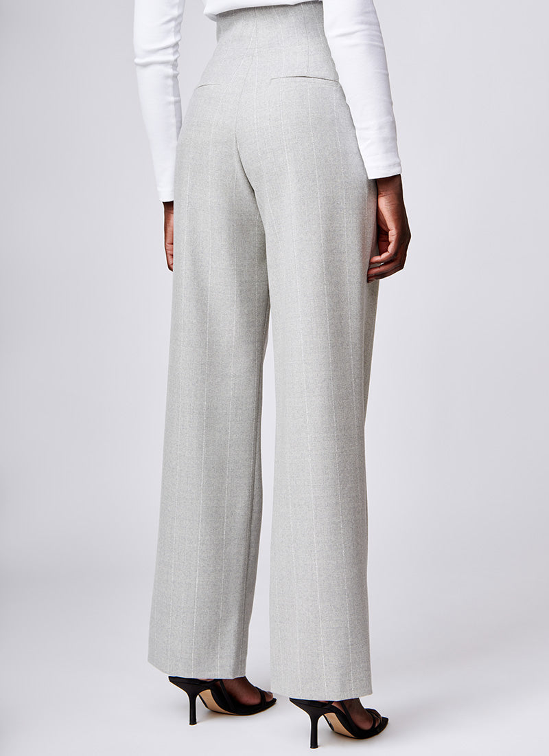 Eleventy High-Waist Wool Pant