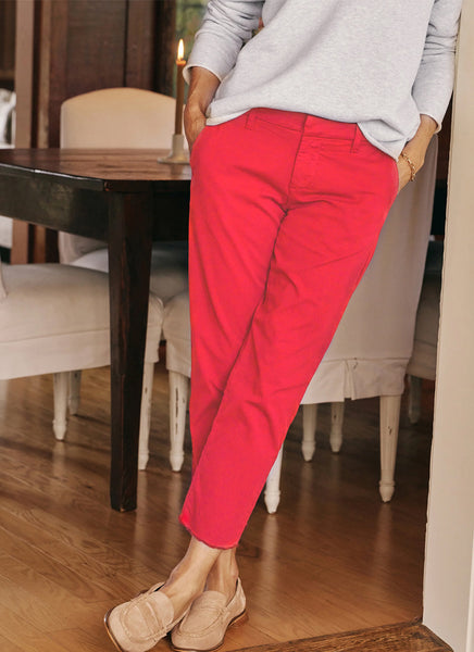 Wicklow Italian Cotton Chino by Frank & Eileen | Andrews