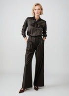 Antonelli Dafne Pinstripe Tie Shirt